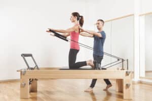 Reformer Pilates Workouts At Home. Online Course.