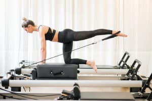 Reformer Pilates Workouts At Home. Online Course.